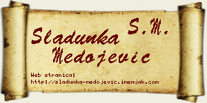 Sladunka Medojević vizit kartica